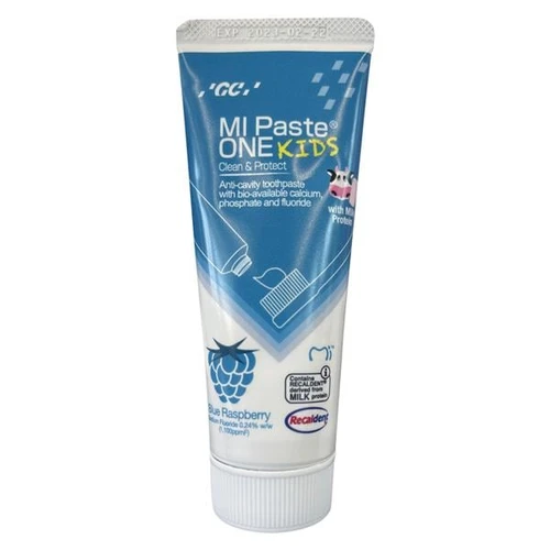 GC America MI Paste One Kid, Blue Raspberry, 46g, 35ml Tube, 10/bx