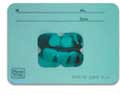 Flow Grip Right X-Ray Film Mounts, Plastic, Translucent, 18 Windows: 12 Horizontal and 6 Vertical, Size 2, 100/bx