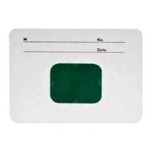 Flow Klear-Vue X-Ray Film Mounts, Cardboard, White, 10 Windows: 4 Horizontal and 6 Vertical, Size 2, 100/bx
