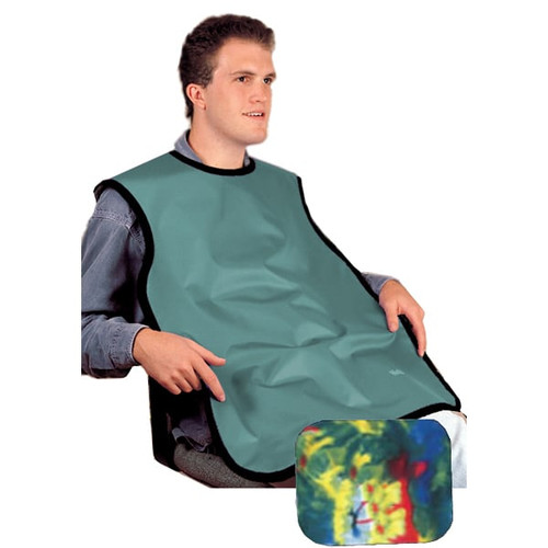 Flow Adult Lead-Free Bib X-Ray Apron, without Collar, 0.25 mm, 24" x 26", Tye Dye, ea
