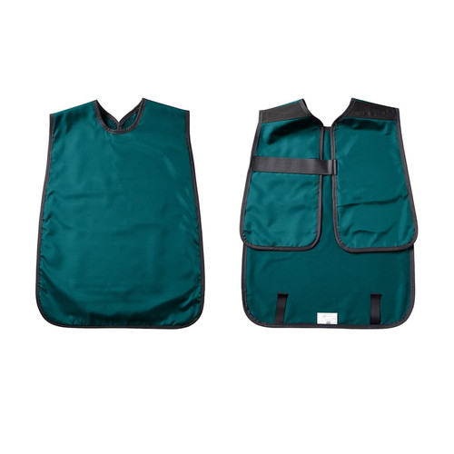 Flow Adult Lead Panoramic X-Ray Apron, without Collar, 0.3 mm, 24" x 27", Teal, ea