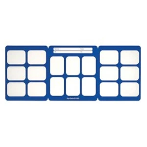 Flow Perfect Pocket Masked X-Ray Film Mounts, Vinyl, Blue, 18 Windows: 12 Horizontal and 6 Vertical, Size 2, 100/bx