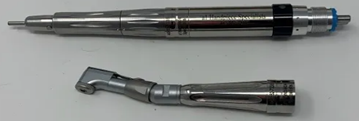 A1 Handpiece Star Titan Type Low Speed Swivel Mototr Set with Adapter, Includes:  Straight Handpiece, Lever Contra Angle, 20,000RPM Swivel Airmotor and Adapter, ea