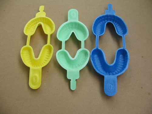 Optimus Double-Arched Fluoride Tray, Large Blue 50/bx Optimus Double-Arched Fluoride Tray, Large Blue 50/bx