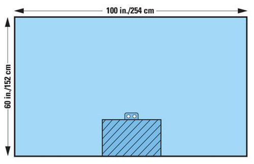 Halyard Ortho Bar Drape, 100" x 60", Sterile, Individually Wrapped, 18/cs