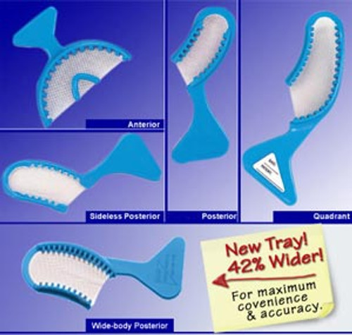 Sultan 3-Way Disposable Impression Trays Sideless Posterior, 50/bx AD33004