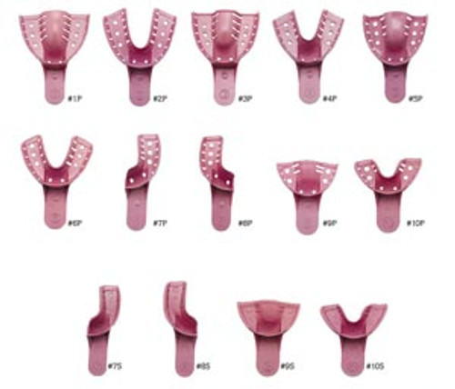 Sultan Den Tray II Impression Trays #7P Upper Left/ Lower Left Perforated, 12/pk AD33057 Sultan Den Tray II Impression Trays #7P Upper Left/ Lower Left Perforated, 12/pk AD33057