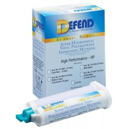 Defend VPS Impression Material Mono. Body Reg-Set 4x50ml/kit Defend VPS Impression Material Mono. Body Reg-Set 4x50ml/kit
