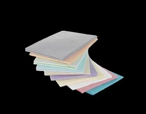 Medicom Dental Bibs , 13"x18", 3-Ply Paper + 1-Ply Poly, Green, 500/cs