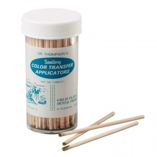 Dr. Thompson's Color Transfer Applicators, 150/pk, 30-003-03, Articulating, Occlusion & Pressure Indicators, Dr. Thompson's Applicators