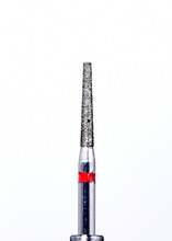 QUALITÉ 847/014F Dental Diamond Bur – Flat End Shoulder, Fine Grit, Multi-Use, 5 Burs