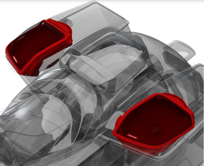 Power Harley-Davidson® Rear Audio Kit (2014+)