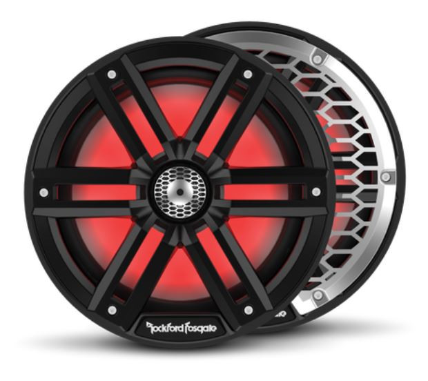  8" Color Optix Marine 2-Way Black Speaker