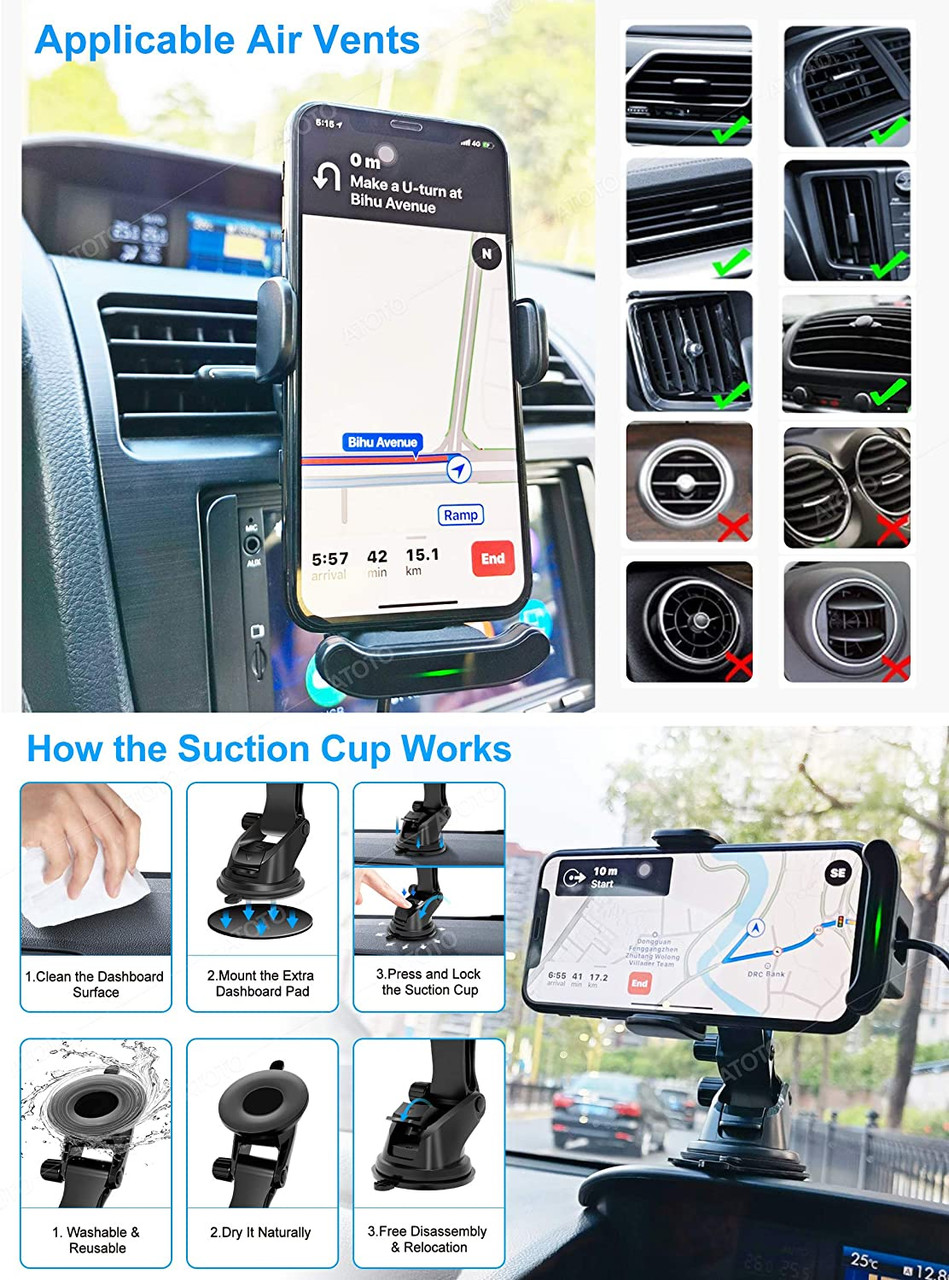 Wireless Phone Charger & Holder