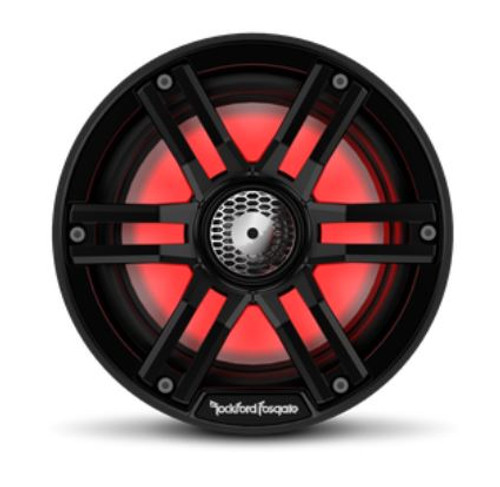 8" Color Optix Marine 2-Way Horn Black Speaker