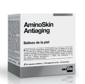 Nhco aminoskin antiaging 56 cáps mañana + 56 cáps noche