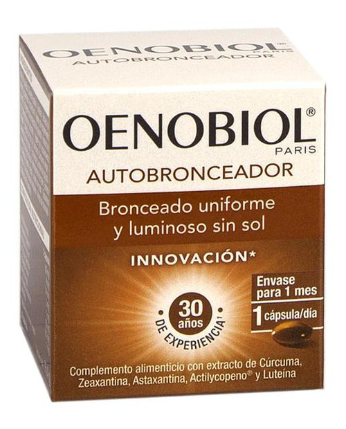 30 cápsulas autobronceadoras oenobiol
