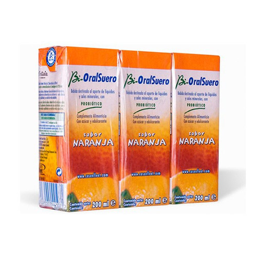 Bioralsuero naranja 200 mL brick