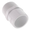 PVC 1" MIPT x 3/4" SLIP Reducing Male Adapter white MIPT x SLIP   