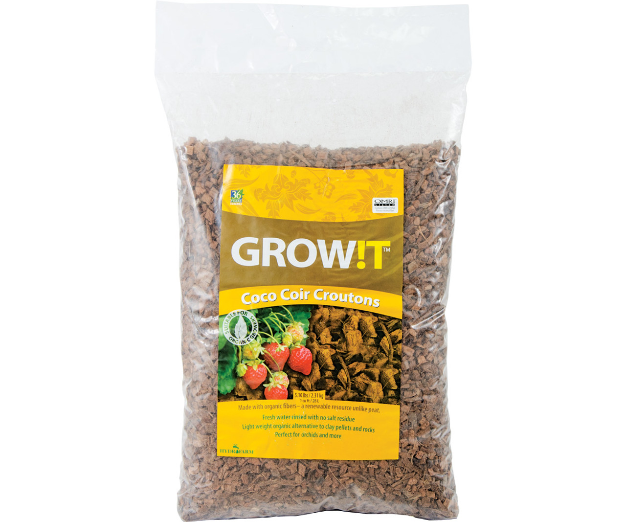 GROW!T Coco Croutons 28 L bag *pick up in store only