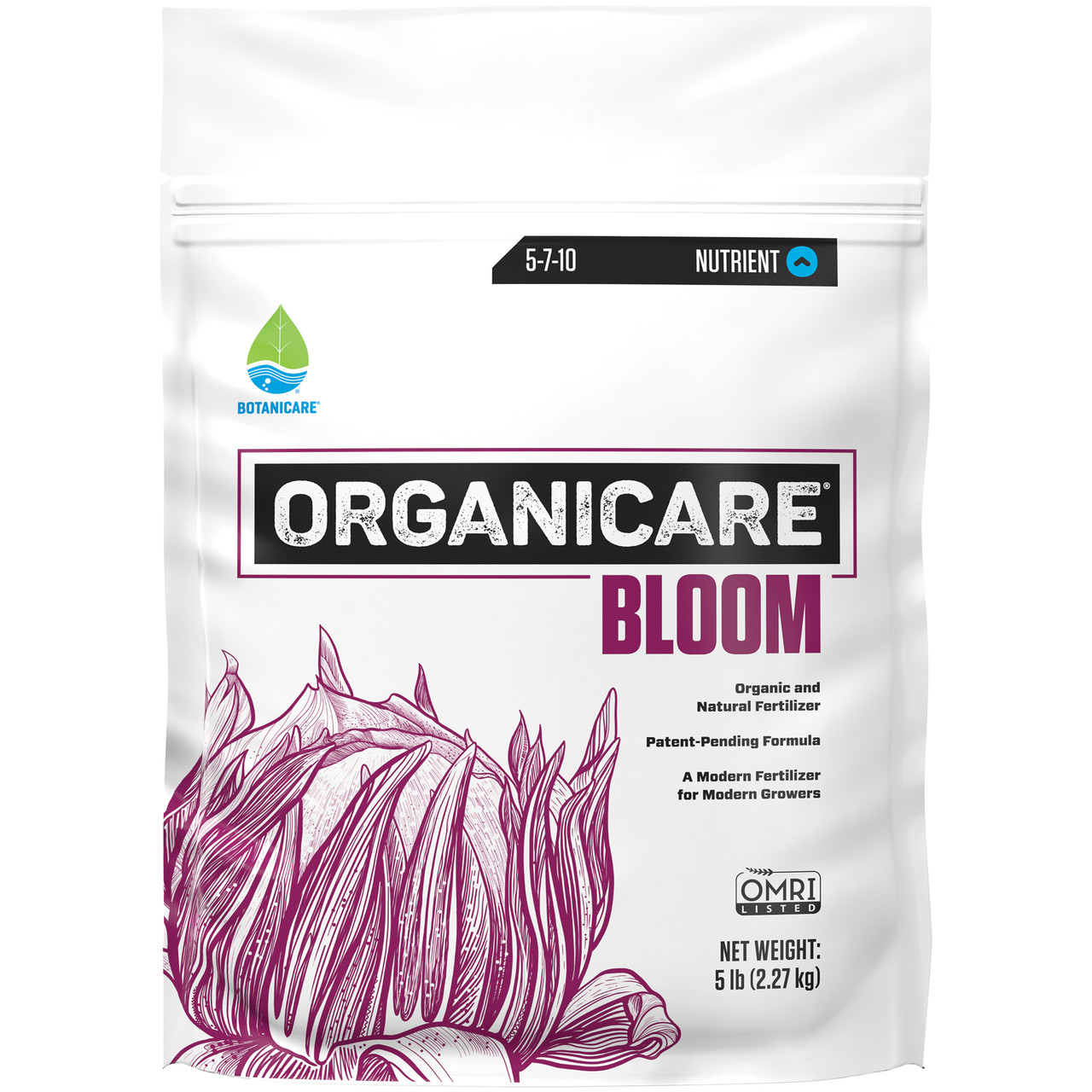 Organicare Pure Bloom 5 LB 5-7-10