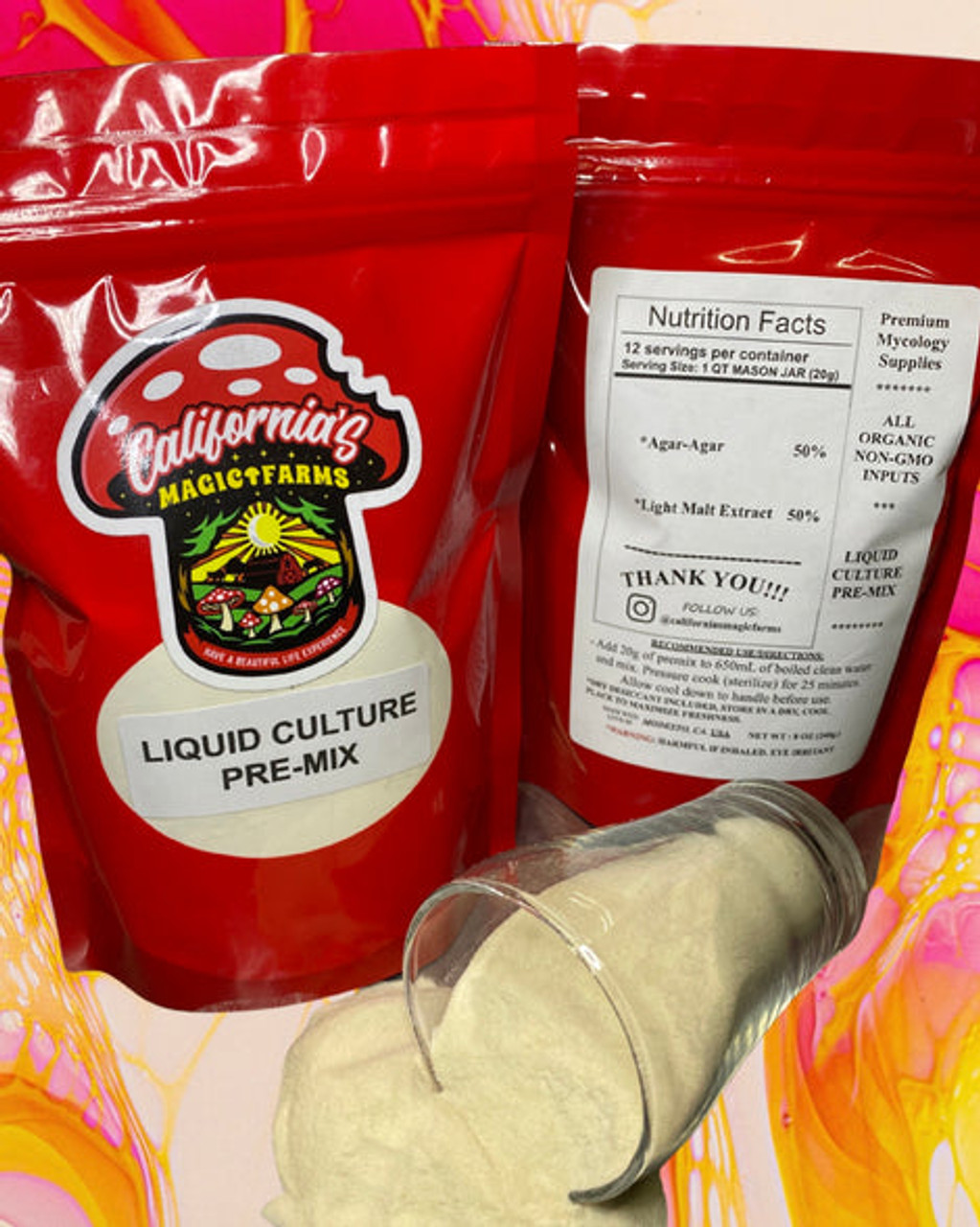 California Magic Farm CFM Liquid Culture PM Bags