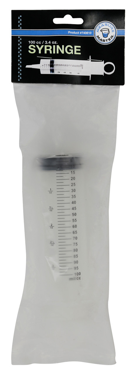 Measure Master Garden Syringe 100 ml/cc - 10 Pack