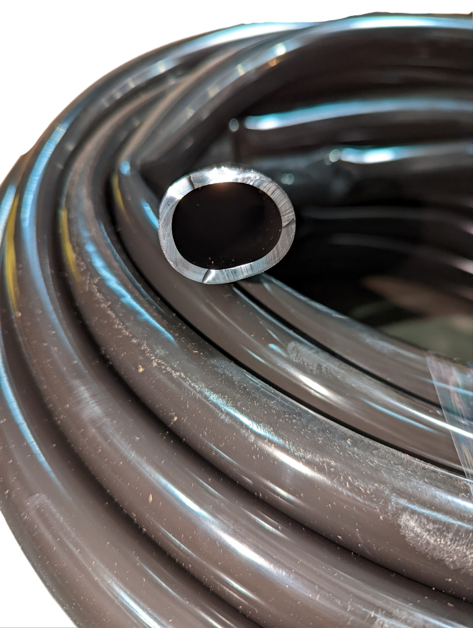 1" ID  Vinyl Hydroponic tubing - black