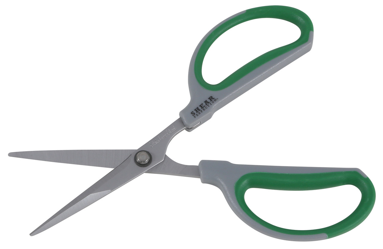 Shear Perfection Platinum Stainless Steel Bonsai Scissor - 2.4 in Straight Blades