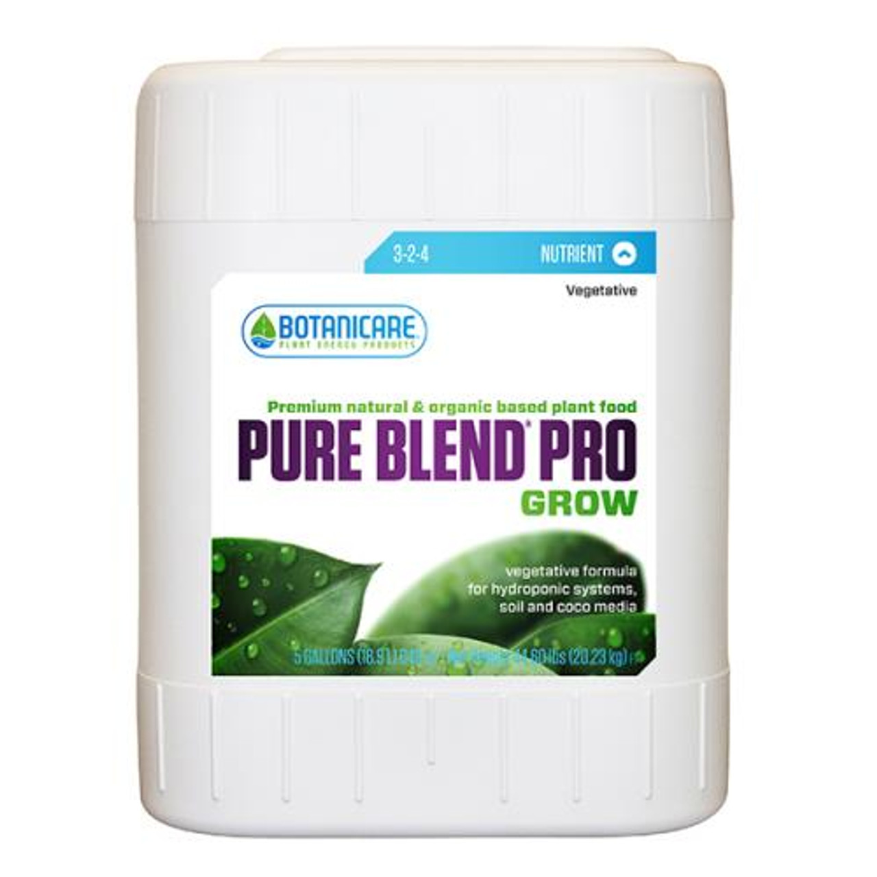 Botanicare Pure Blend Pro Grow SOIL / HYDRO 3-2-4