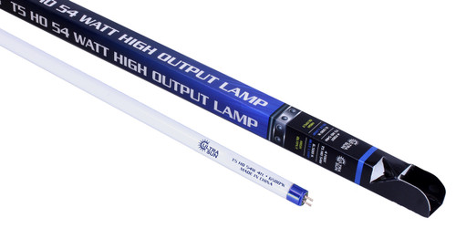 Ultra Sun T5 HO Fluorescent Grow Lamps Blue Bulb 6500 K