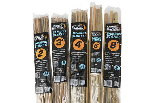 Natural Bamboo Stakes - NO SHIPPING ON 6ft and 8FT