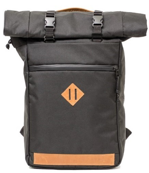 THE SCOUT ROLL TOP BACKPACK - CARBON (ABSCENT)