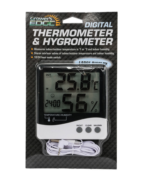 Grower's Select Digital Thermometer & Humidity Meter (HTC-1)