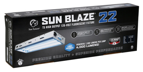Sun Blaze HO22 T5 2ft 2 lamp 960290