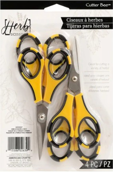 Cutter Bee EK Success Herb Scissors have 1-1/2" stainless steel blades 4/pk 