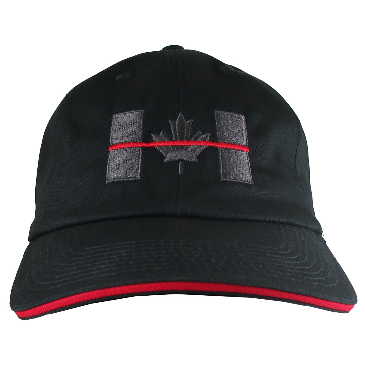 Nurse Thin White/red Line Unstructured Trucker Hat 