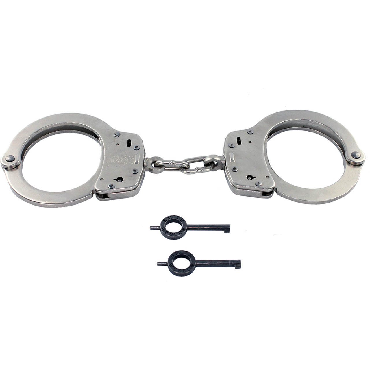 Smith & Wesson Model 100-1 Handcuffs, Nickel