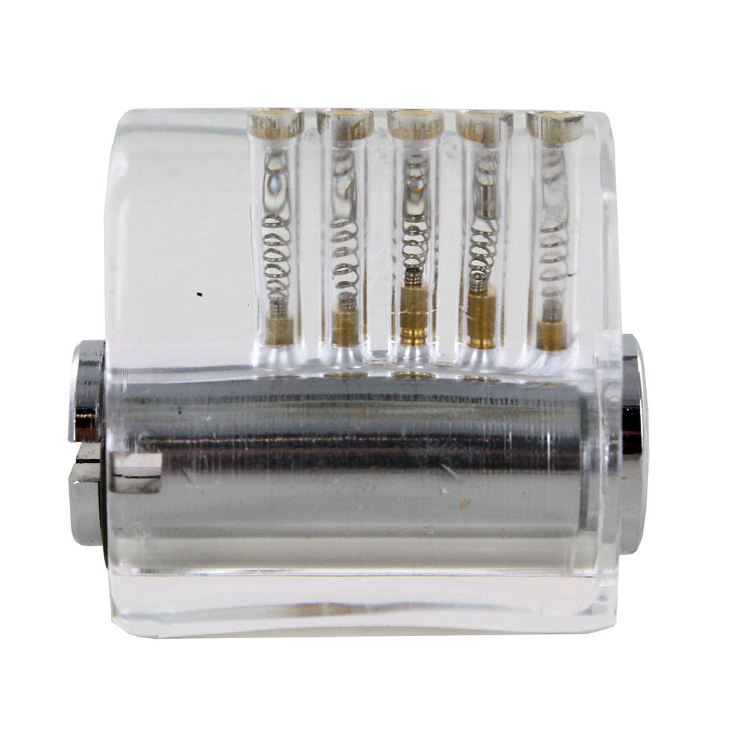 Clear Lock Picking Practice Lock, Serrated Pins