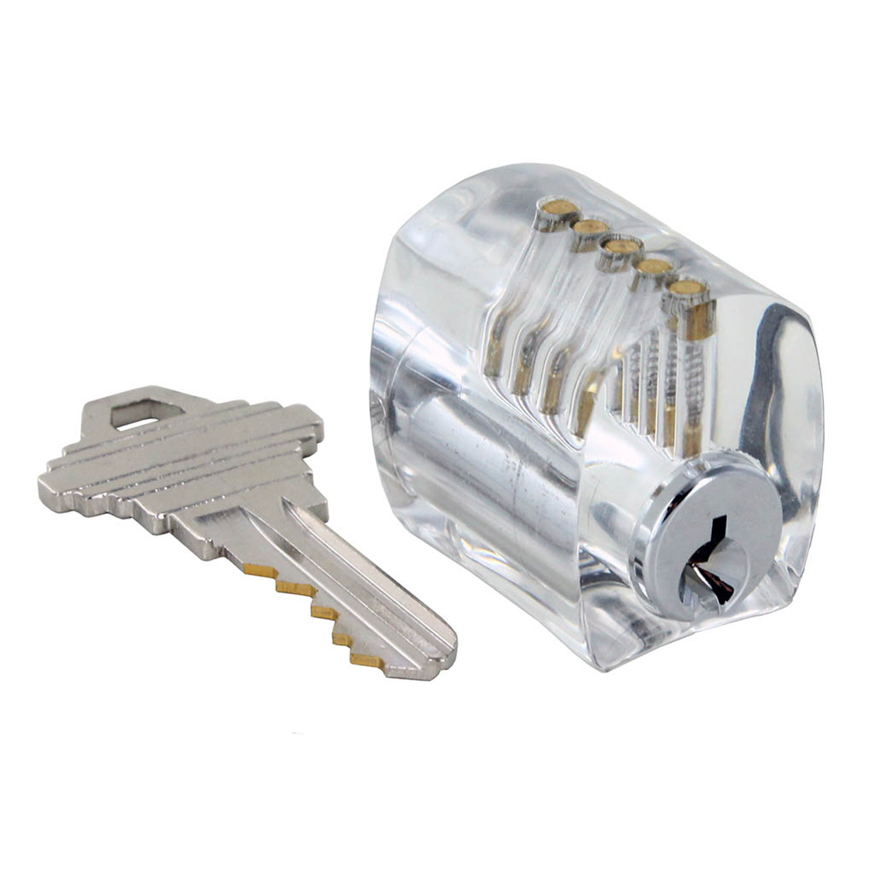 Clear Lock Picking Practice Lock, Standard Pins
