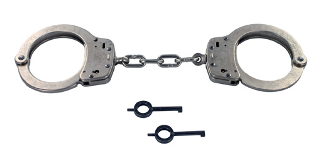 Smith & Wesson Model 100EL Extra Link Handcuffs - Nickel