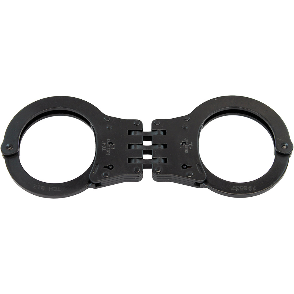 Peerless Handcuff Co. 手錠 ブラック TCH-Dual-Keyhole-Hinged-Black-