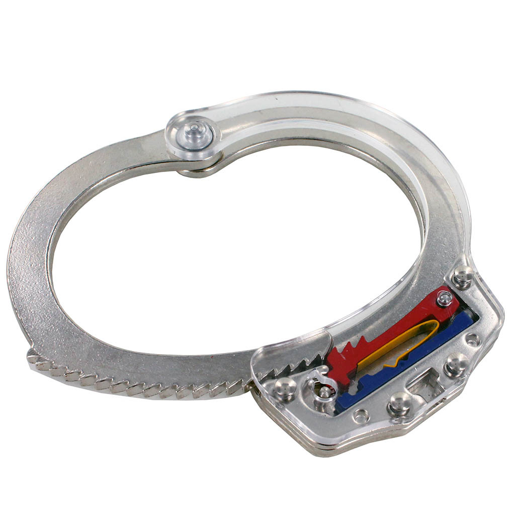 Chicago Color Coded Clear Handcuff Cutaway