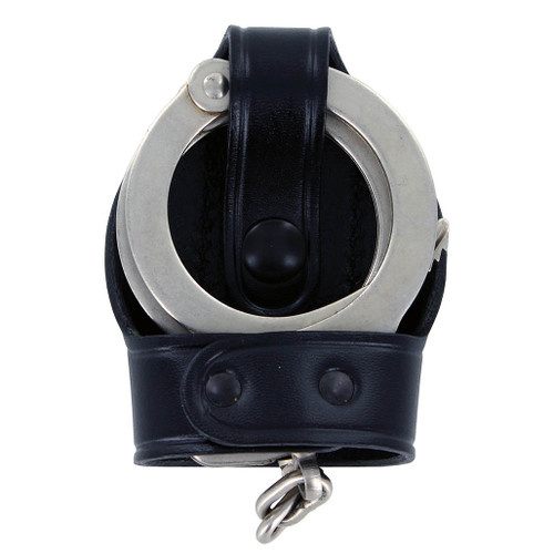 Bianchi AccuMold 7300 Covered Black Handcuff Case