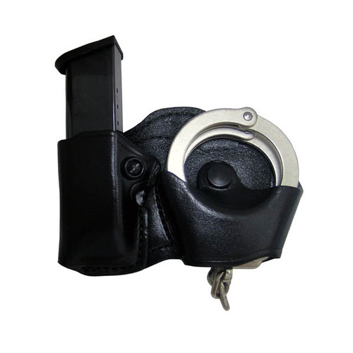 Bianchi Handcuff Pouch Paddle - Thermal-Formed Laminate Holder For Up To 1.75" Belts, Black - View #5