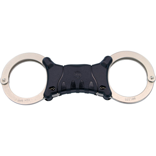 TCH Model 850 Premier Folding Rigid Nickel Handcuffs