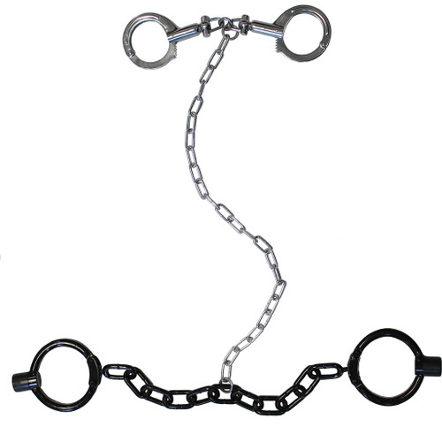 Chinese Combination Leg Irons and Handcuffs
