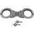 Yuil Model M-11-1K Hinged Nickel Handcuffs with Silicone Lining