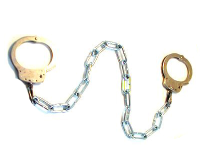 Peerless NIJ Type3 Chain LinkHandcuff 手錠 Peerless Single Handcuff Gang Chains