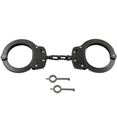 【ネット限定】 Smith & Wesson Model 100-1B (Blued) Black Handcuffs 個人装備